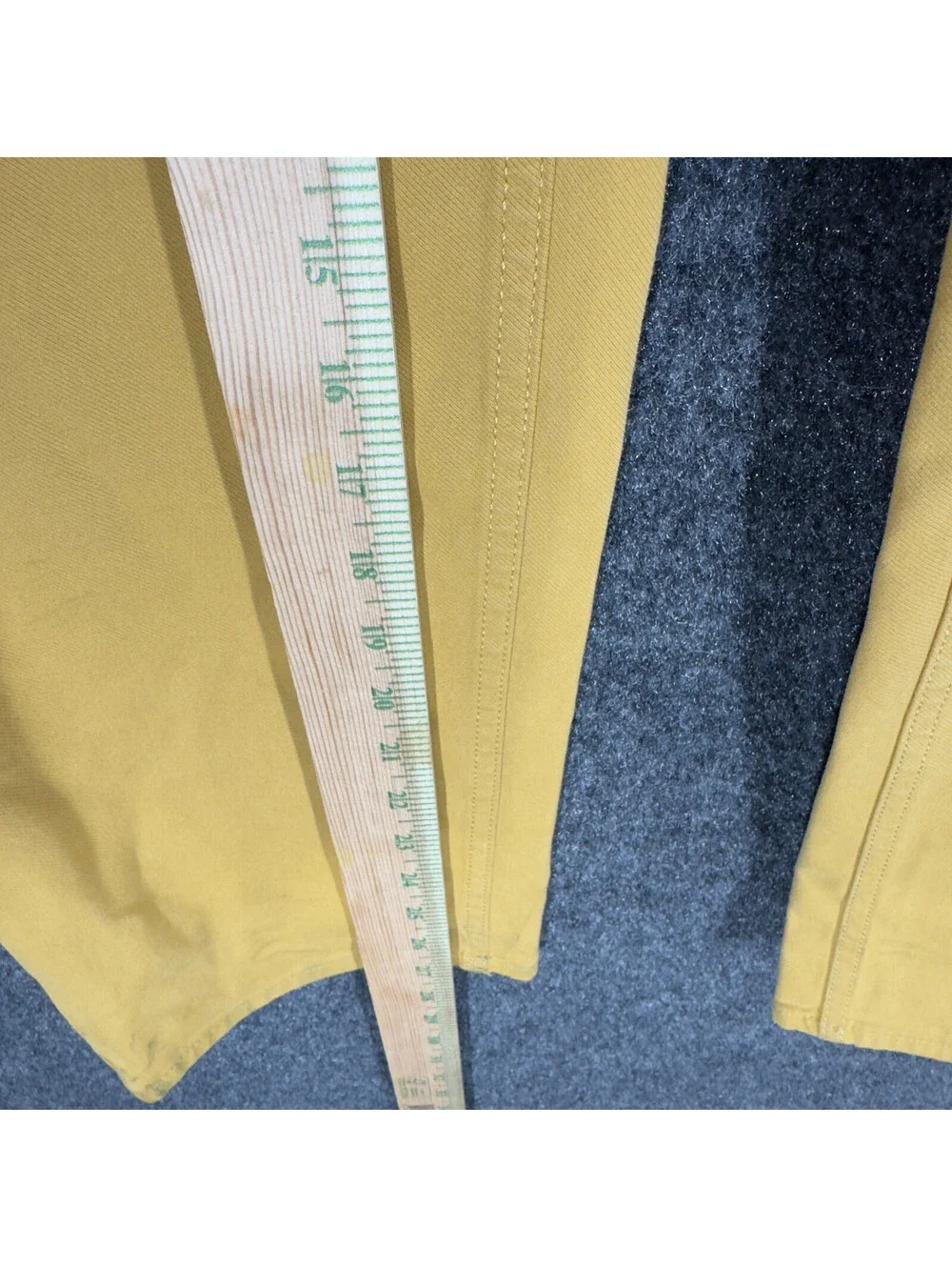Banana Republic Jeans Men 35*30 Yellow Denim Medium Wash Mid Rise Straight